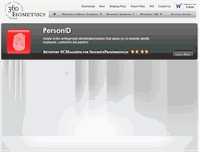 Tablet Screenshot of 360biometrics.com